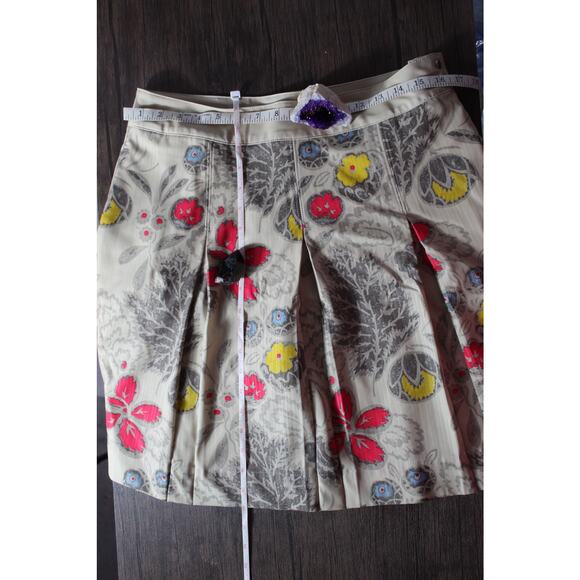 Nike Golf Skort Pockets All Over Print Beige Flower Floral Large - Picture 7 of 16